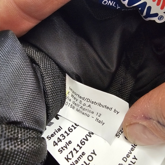 K.WAY WATERPROOF ERLOY SHOULDER STAP CROSSBODY - Picture 6 of 14